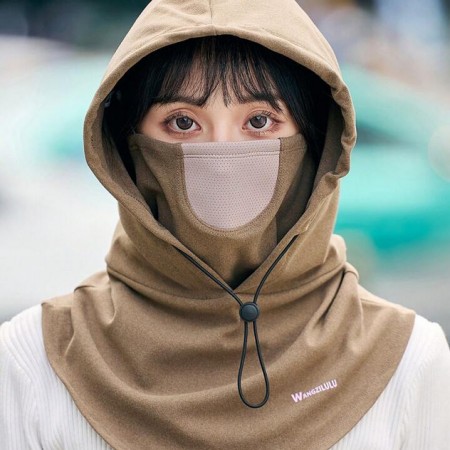 খাকি ক্যাপ Windproof Full Face Mask cap